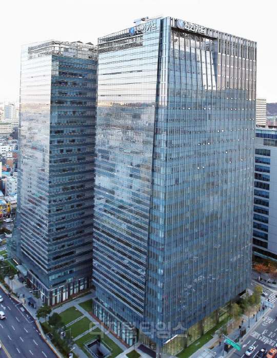 신한카드 을지로 사옥 전경. 디지털타임스 DB